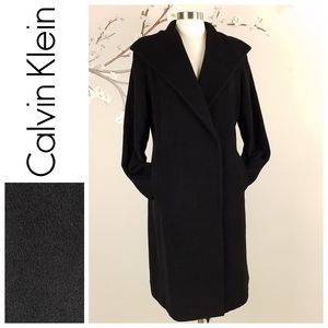 Calvin Klein | Black Shawl Trench Coat, s12